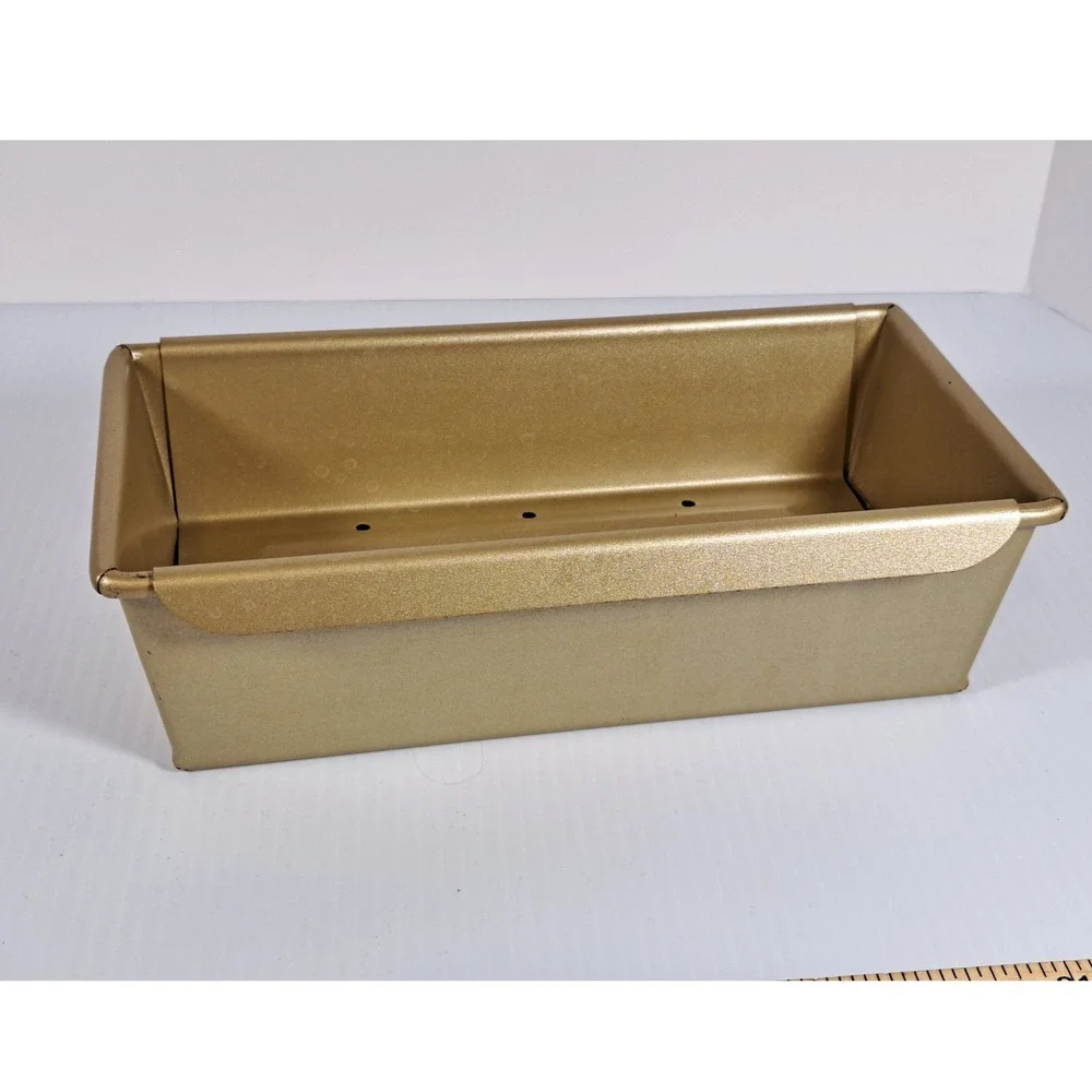 Williams Sonoma Goldtouch Nonstick Meatloaf Pan with Removable Insert Gold 9x5x3